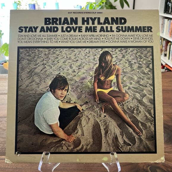 Brian Hyland Stay And Love Me All Summer Vinyl LP 1969 Dot DLP 25954 - Picture 2 of 11